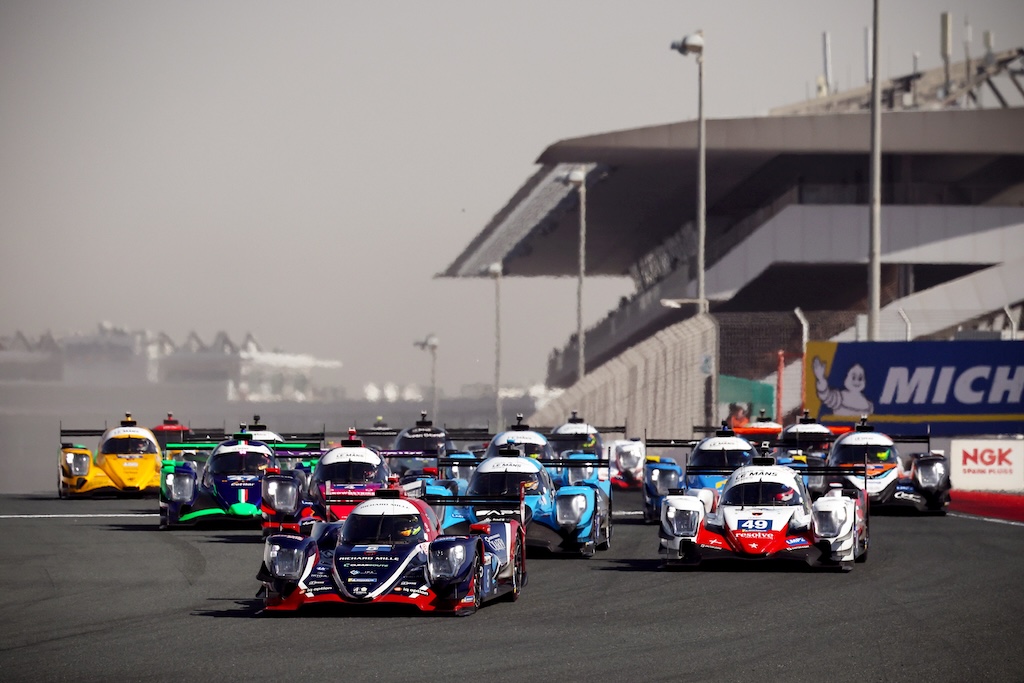 Mikkel Jensen var hurtig og uheldig i Dubai.
(Foto: United Autosports)